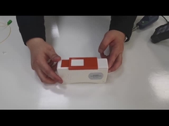 Kit de limpeza de conectores de fibra branca laranja St para conectores SC FC MU LC ST D4 DIN