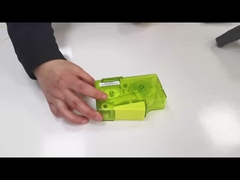 Limpador de fibra óptica sem álcool SC FC MU LC ST D4 DIN Mais de 600 vezes