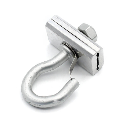 Gancho de tração de aço galvanizado tipo C para cablagem de fibra óptica