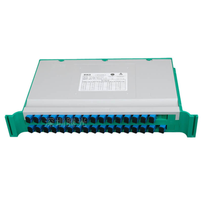 Tipo de bandeja 1 × N 2 × N 1 × 32 Splitter óptico SM personalizado com conector SC FC