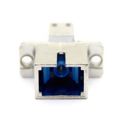 Storage Temp. -40°C to 85°C Metal Case SC UPC to LC UPC Simplex Fiber Optic Adapter with Flange