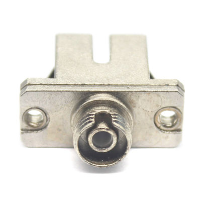 CATV System SC UPC to FC UPC Simplex Adapter in Metal Case with Flange
