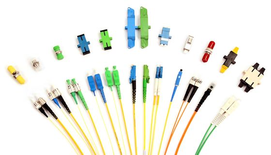 4G Network Compatible LC UPC Quadruplex Fiber Optic Adapter with Flange in Metal Case