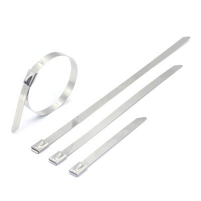 Metallic Self-locking Zip Ties 100pcs/bag Stainless Steel Cable Ties 304/316/201 Banding