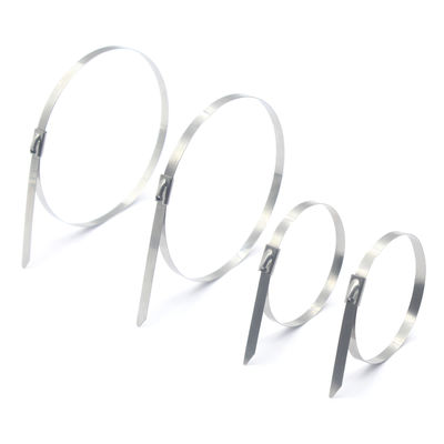 Anti-corrosion Ball Lock Cable Ties with Stainless Steel Material -80° to 538° C