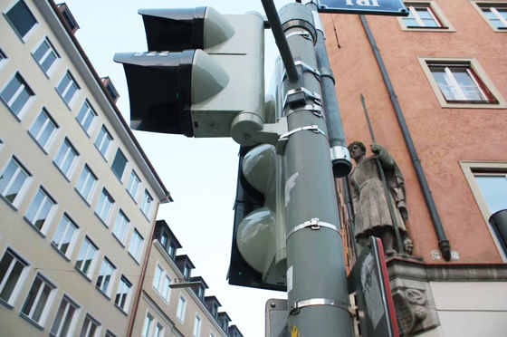 201/304/316 Adjustable Length Fixing Pipes Strapping Stainless Steel Banding Strap in Blue