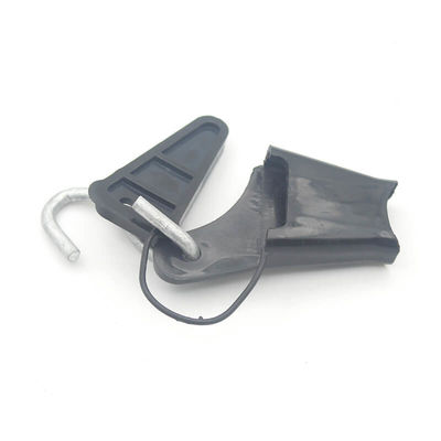 Galvanised Fiber Drop Wire Clamp UV Resistant For 1 Copper Pair