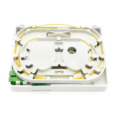 ABS PC Optical Termination Outlet With SC Adapters Fiber Access Terminal
