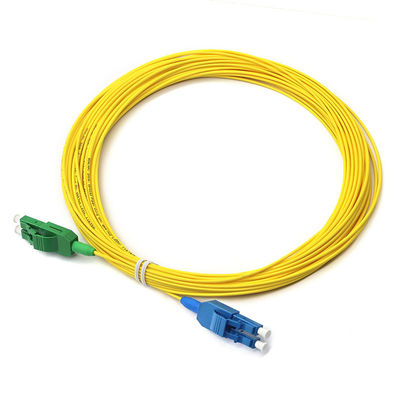 Versatile Fiber Optic Patch Cord LC APC to LC UPC SM Uniboot G652D for High-Speed Data Transmission