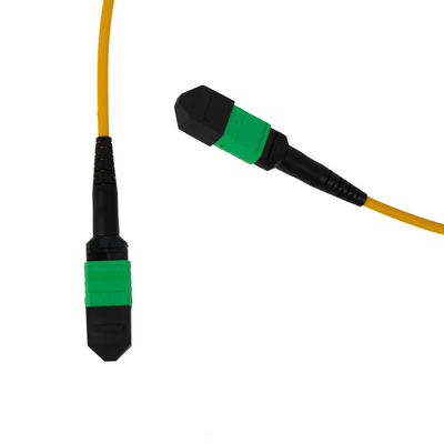 12F MPO Patch Cord 3mm LSZH Out Jacket PVC OFNR Outdoor For Network