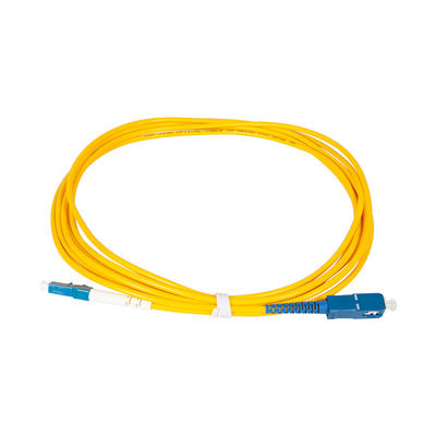 Customizable Length LC UPC To SC UPC Optical Patch Cord SM SX 3M, 5M,10M