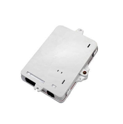 6 Cores Fiber Optic Distribuction Box White Case ABS For Outdoor Use