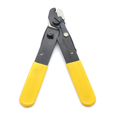 Yellow Handle Single Hole Wire Cutter Fiber Optical Cable Stripper