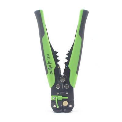 Zinc Alloy Auto Wire Stripper with Green Handle 0.2-6mm2 Capacity