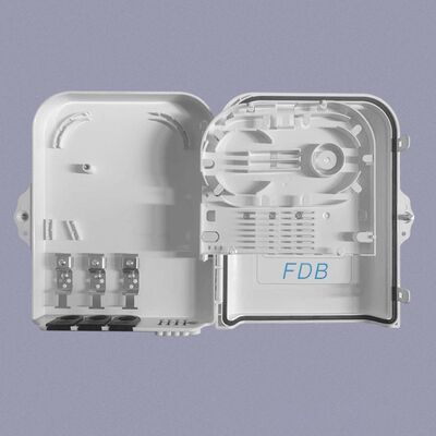 FTTH ABS 8 Ports Fiber Optic Splitter Termination Box with Water-proof Design and IP-66 Protection Level