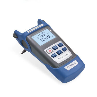 Handheld Fiber Optical Power Meter OPM with 850~1625nm Wavelength Range and SC/FC/ST Connectors for Portable Field Testing
