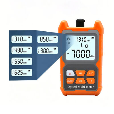 FTTH Mini Multifunctional Optical Power Meter and Cable Tester with 850nm to 1625nm Wavelength Range