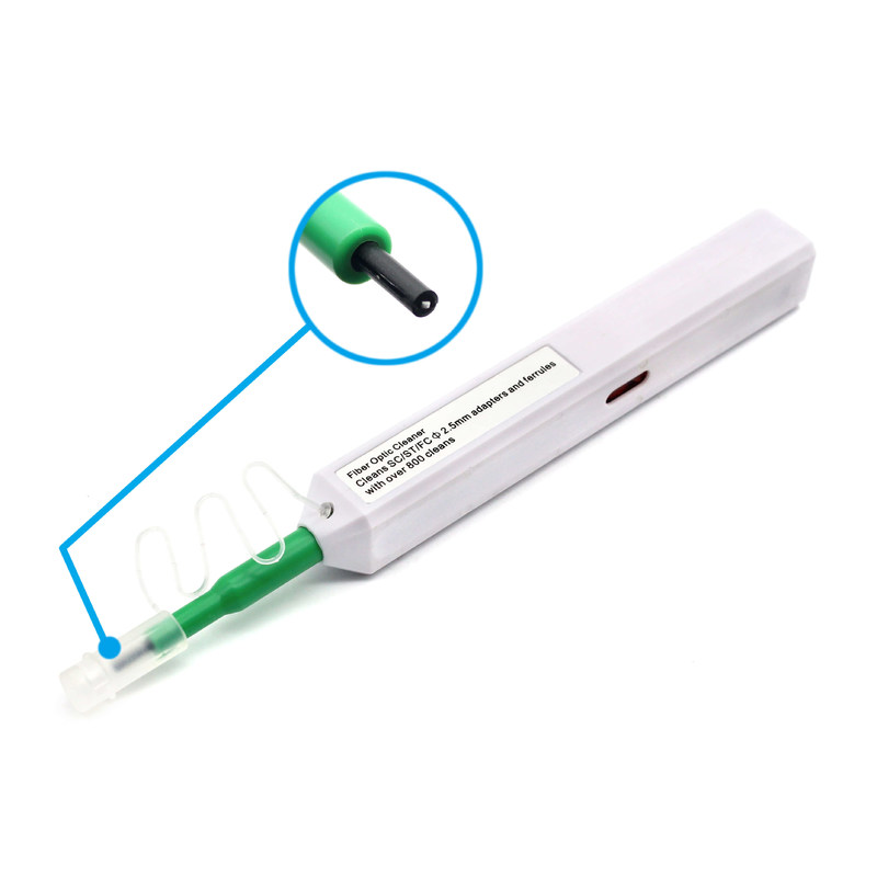Over 800 Times Fiber Optic Cleaning Pen 2.5mm Universal SC FC ST Connector