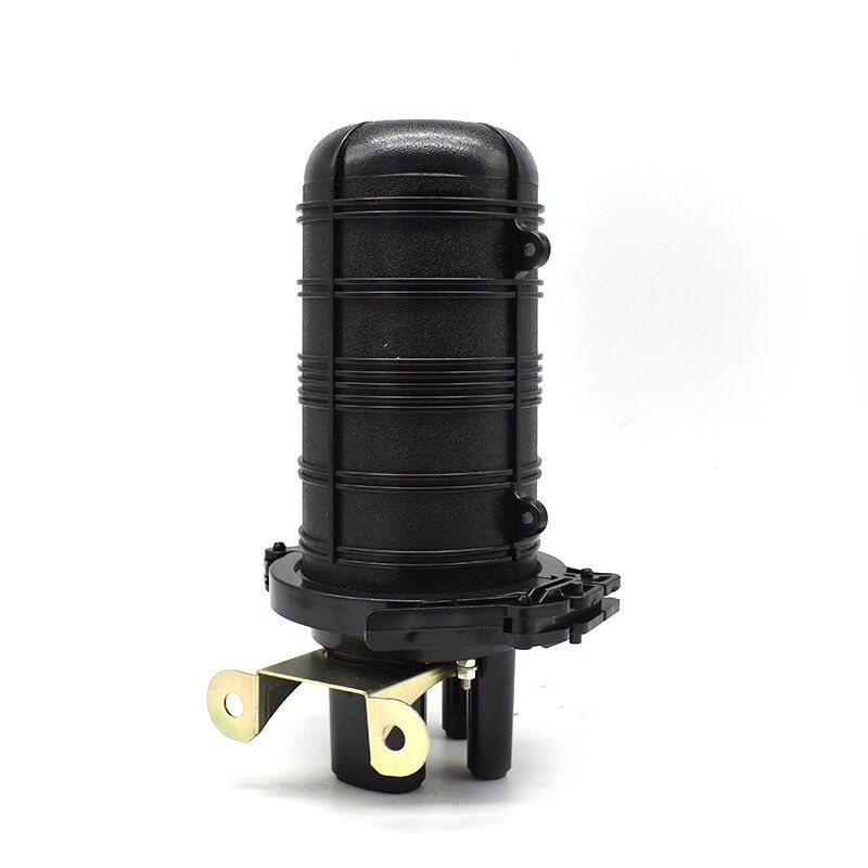 12 Cores 1 In 3 Out Vertical Heat-Shrink Fiber Optic Closure for Outdoor Splice Protection