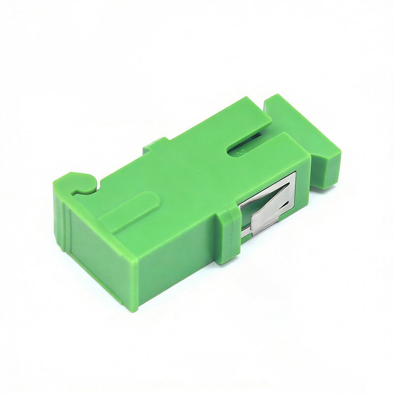 Low Insertion Loss SC Singlemode Fiber Optic Adapter with Side Auto Shutter and Zirconia Sleeve