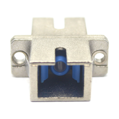 Rede GSM SC UPC Adaptador de fibra de vidro de caixa metálica simples com temperatura de armazenamento de flange de 40°C a 85°C