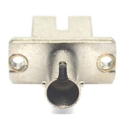 Adaptador óptico simplex de baixa perda de inserção SC UPC para ST UPC em caixa de metal com flange