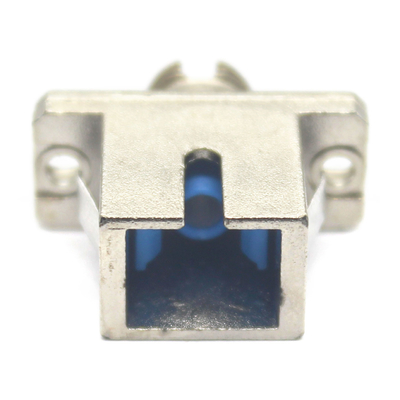 Sistema CATV SC UPC para FC UPC Adaptador Simplex em caixa de metal com flange