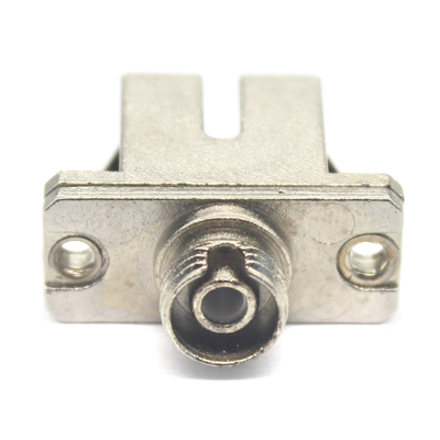Sistema CATV SC UPC para FC UPC Adaptador Simplex em caixa de metal com flange