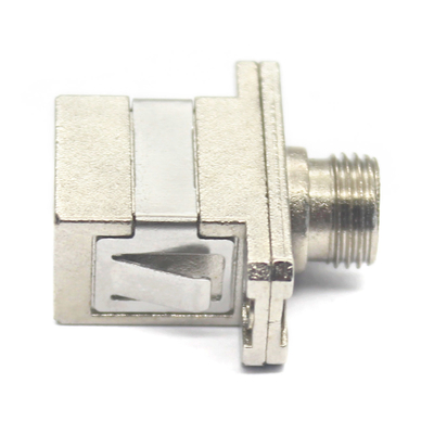 Sistema CATV SC UPC para FC UPC Adaptador Simplex em caixa de metal com flange