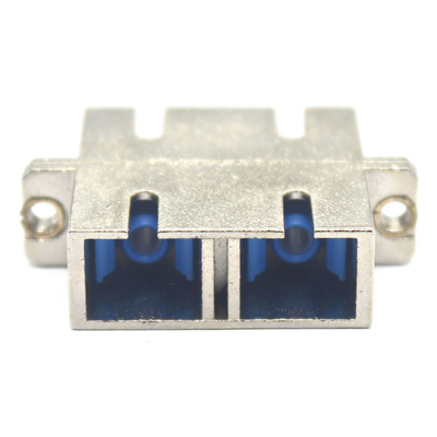 Sistema CATV SC/UPC SX DX Adaptador de modo único com flange e perda de inserção de 0,2 dB
