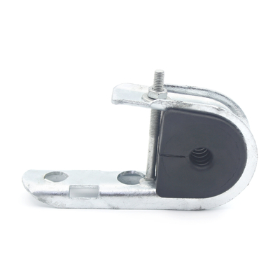 Material de inserção de neoprene protegido contra UV Grampos de suspensão de aço galvanizado para cabo ADSS