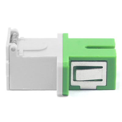 Temperatura de armazenamento de 40°C a 85°C Adaptador de fibra óptica APC SC com obturador automático e flange Filp