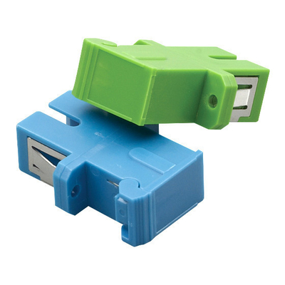 Simplex SC PC Adaptador de Fibra Óptica UPC com Obturador Automático Lateral Compatibilidade de Rede 4g