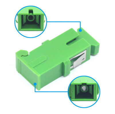 Simplex SC PC Adaptador de Fibra Óptica UPC com Obturador Automático Lateral Compatibilidade de Rede 4g