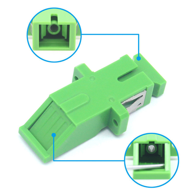 4g Rede Fibra Óptica SC APC SM SX Adaptador com inclinação automática do obturador Flange Temperatura de armazenamento. -40°C a 85°C
