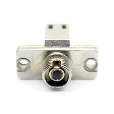 FTTH Equipamento Metal Case LC UPC para FC UPC Adaptador Simplex de Fibra Ótica com Flange