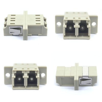 Adaptador Multimodo Duplex de Fibra Óptica LC PC com 0.2dB de Perda de Inseração