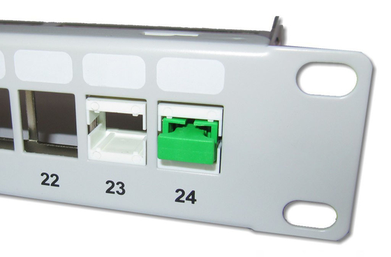 Adaptador duplex de chave de fibra óptica LC APC com obturador interno