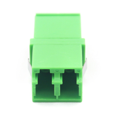 Adaptador de fibra óptica FTTH LC Duplex com obturador automático