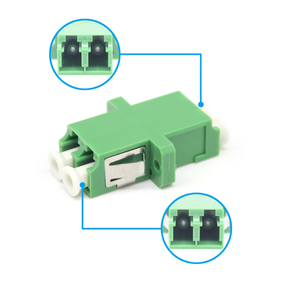 Ensaio de carga ≥ 70 N com adaptador duplex e flange SM DX 9/125um LC APC UPC