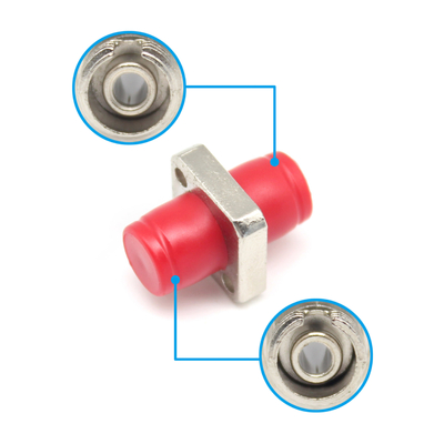 Adaptador de tipo quadrado FTTH FC UPC com temperatura de armazenamento em mangas de zircônio. -40°C a 85°C