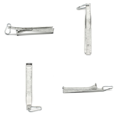 FTTH Telecom Outdoor Steel Drop Cable Tension Clamp 165*15*30mm e 57g para Outdoor