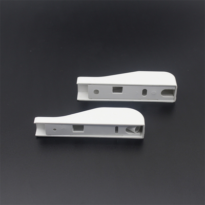 FTTH Tubo de parede Fibra Óptica Cablagem de Ángulo de Dobragem de Plástico em Branco com Conector Clip