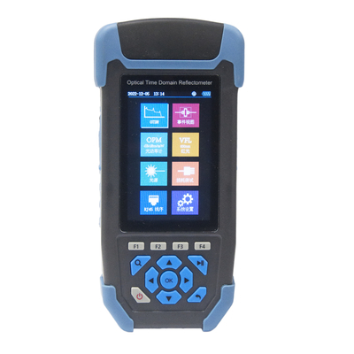 Ferramenta de teste de fibra óptica de comprimento de onda de 1310/1550nm com VFL e ecrã LCD de 3,5 polegadas