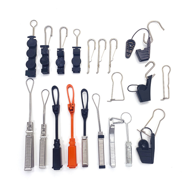 Figura 8 Grampos de tensão de cabo com grampos de fio de plástico Diâmetro do cabo 2-8 mm 149*28*17 mm