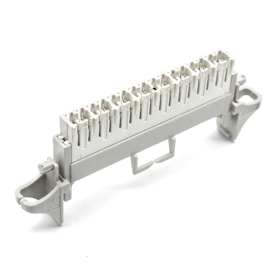 Desconexão termoplástica Stg 2000 Pouyet Tipo Euro Rj45 Cat.5 Soquetes Módulo Idc de 8 pares