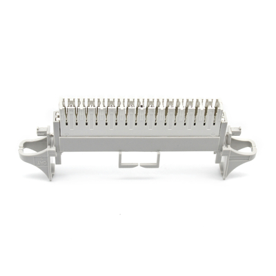 Desconexão termoplástica Stg 2000 Pouyet Tipo Euro Rj45 Cat.5 Soquetes Módulo Idc de 8 pares