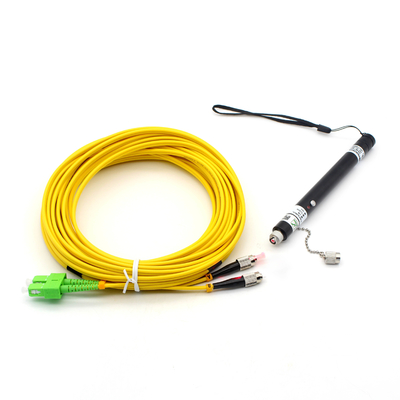 Rede FTTH 650nm VFL Óptico Black Laser Pen Tipo Fibra Óptica Localizador de Falhas Visuais