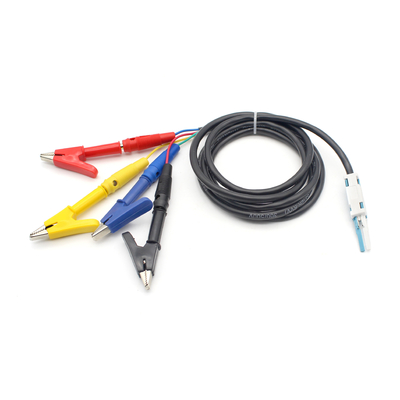 Proba de teste de fio de chumbo de tipo STG eletrônico de bloco cabo de teste de 4 fios sonda de teste em série com plugues de banana