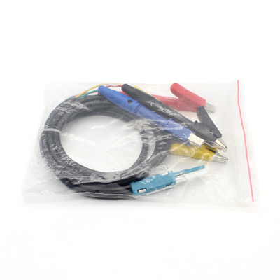 Proba de teste de fio de chumbo de tipo STG eletrônico de bloco cabo de teste de 4 fios sonda de teste em série com plugues de banana